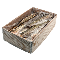 "ДОБРОФЛОТ" минтай филе с кожей поштучной заморозки 